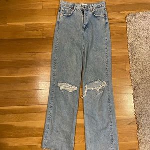 Zara wide leg jeans